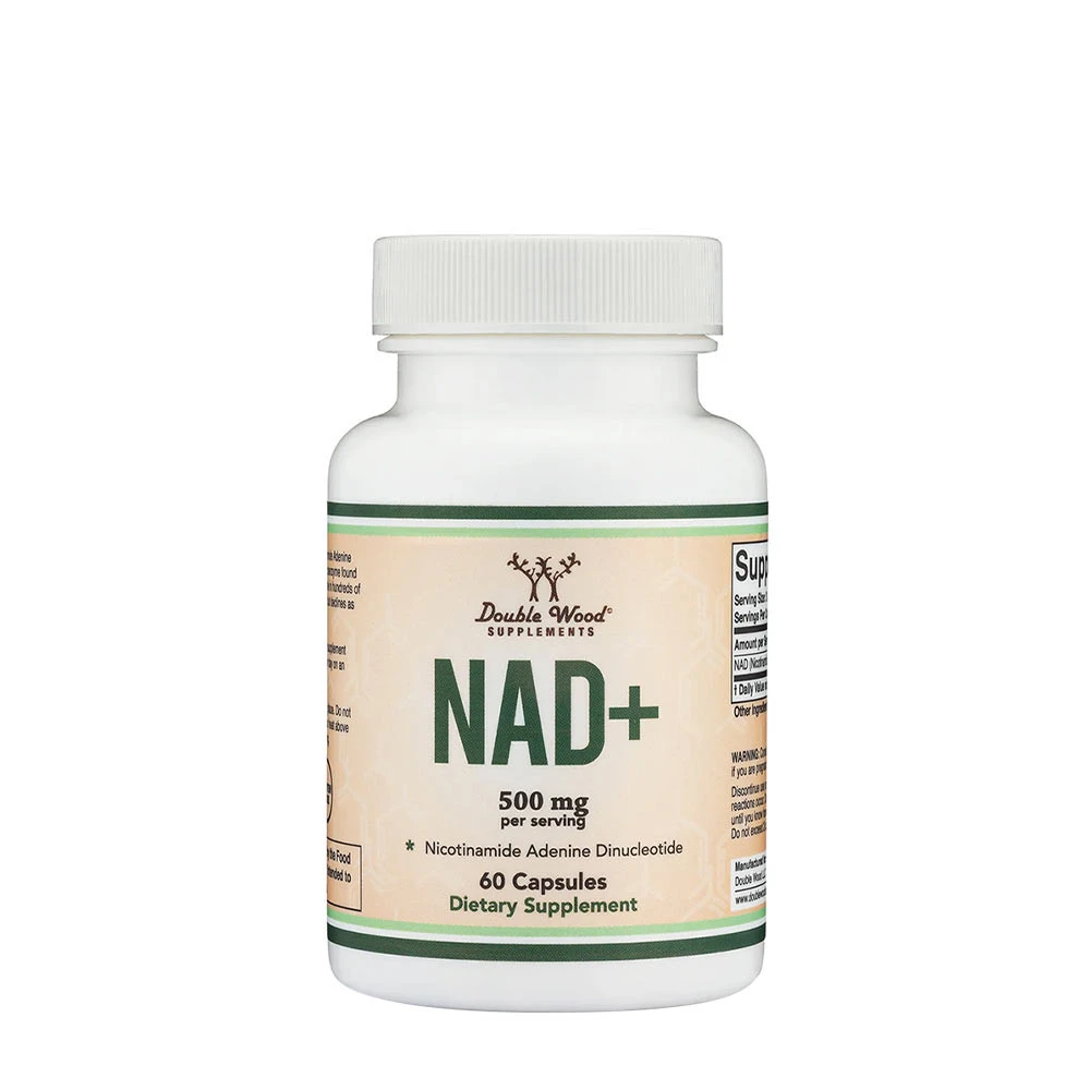 Double Wood Supplements - NAD+ (60 kapslar) | Vitaminer och MineralerHälsa och välbefinnandeHälsokostBiohacking | Apoteka