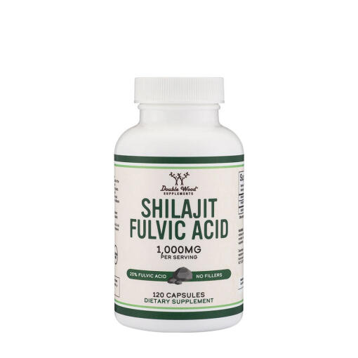 Double Wood Supplements Shilajit Resin (120 Capsules)