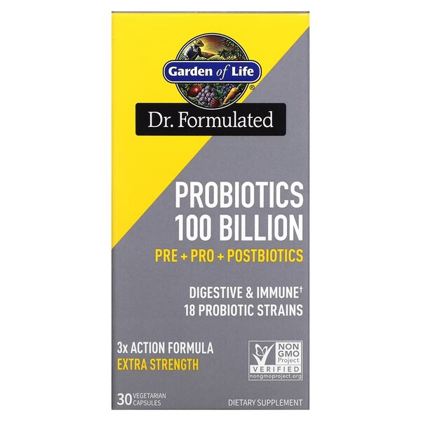 Garden of Life - Dr. Formulated Probiotics, 100 miljarder, 30 kapslar | Hälsa och välbefinnandeHälsokostProbiotika | Apoteka