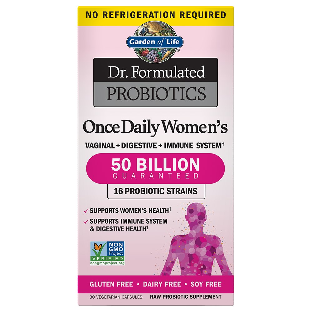Garden of Life - Dr. Formulated Probiotics Once Daily Womens, 30 kapslar | Vitaminer och MineralerHälsa och välbefinnandeKosttillskott för kvinnorHälsokostProbiotikaAcidophilus – Mjölksyrabakterier för Mage & TarmfloraNordisk vitalitetBiohacking | Apoteka