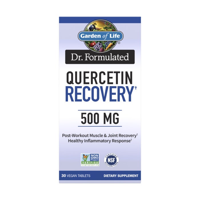 Garden of Life - Dr. Formulated Quercetin Recovery, 500 mg, 30 veganska tabletter | Hälsa och välbefinnandeAntioxidanterHälsokostProbiotikaAshwagandha | Apoteka