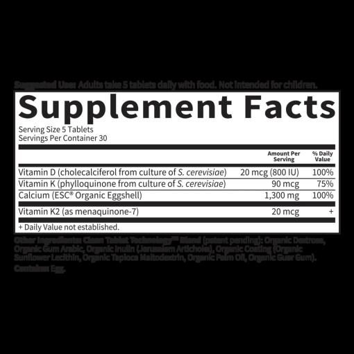 Garden of Life - Dr. Formulated Starkare Ben, 150 vegetariska tabletter - Bild 2