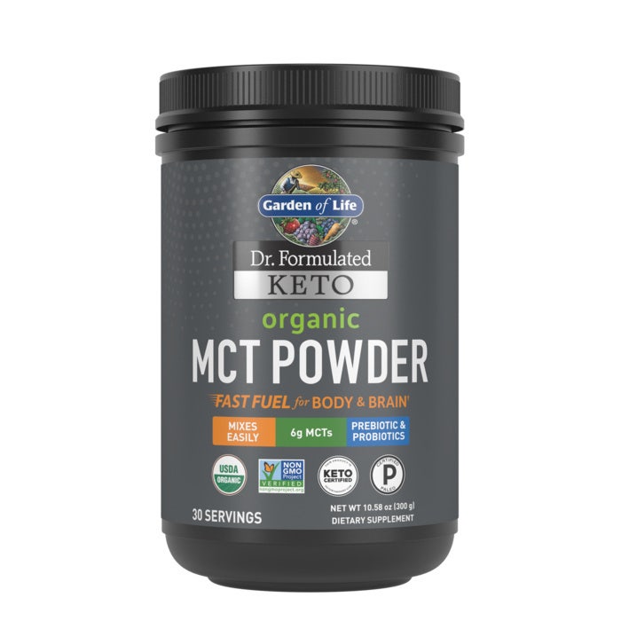 Garden of Life - Dr. Formulated Keto Ekologiskt MCT-pulver, 300 gram | Veganska produkterHälsa och välbefinnandeOmegas - EFA - CLA - oljorHälsokostMCT-olja | Apoteka