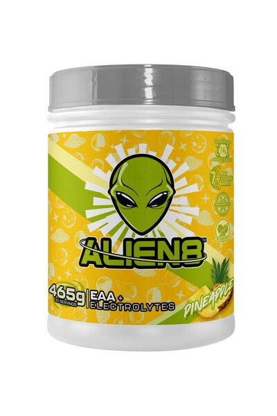 Alien8 - EAA + Elektrolyter, Ananas, 465g | Aminosyror och BCAAHälsokostBCAA och EAAFitness och träning | Apoteka