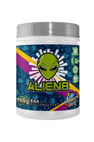 Alien8 - EAA + Elektrolyter, Rainbow Dust, 465g | Aminosyror och BCAAHälsokostBCAA och EAAÅterhämtning efter träningFitness och träning | Apoteka