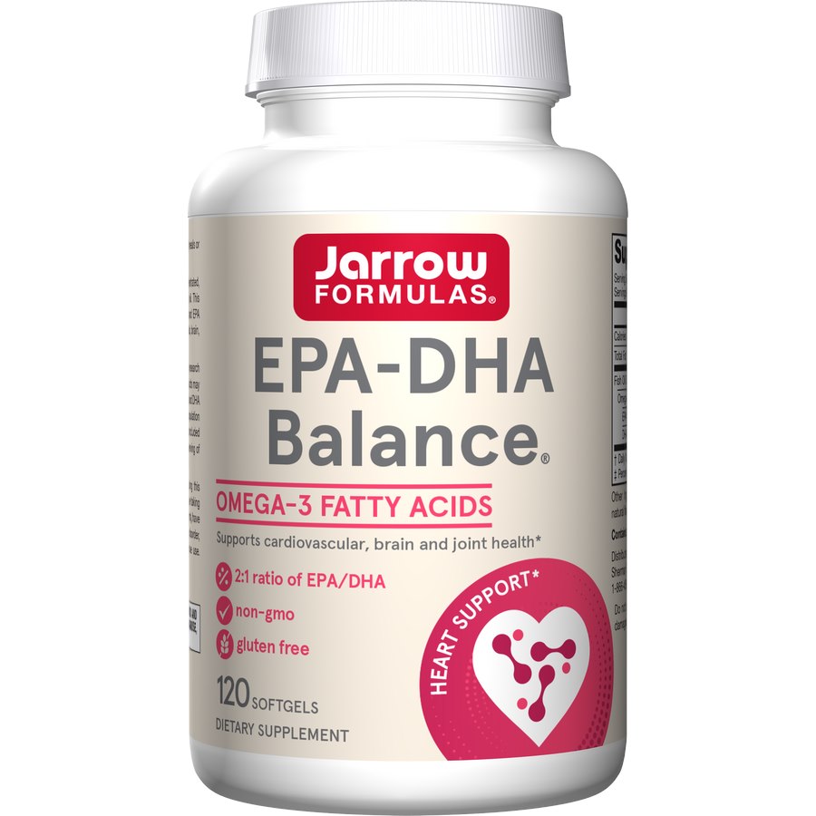 Jarrow Formulas - EPA-DHA Balance, 120 mjukkapslar | Vitaminer och MineralerHälsa och välbefinnandeOmegas - EFA - CLA - oljorOmega och fiskoljaHälsokostOmega & Näringsoljor | Apoteka