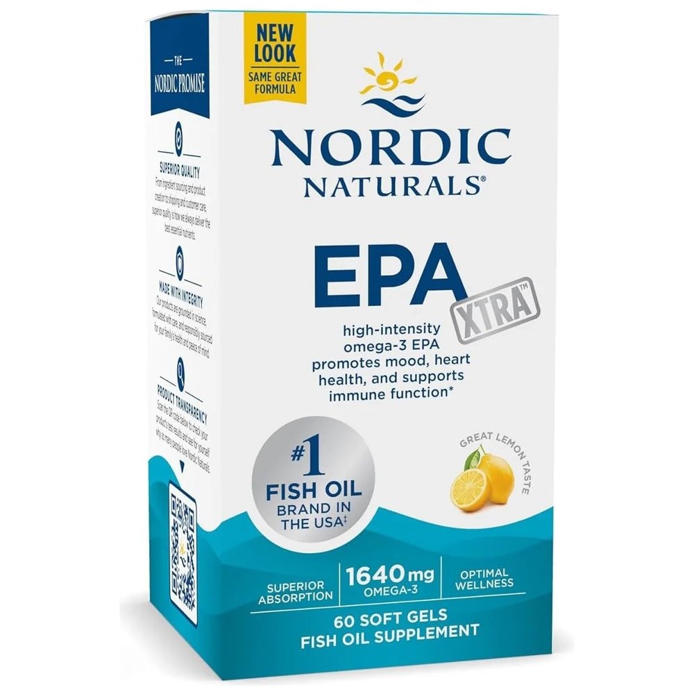 Nordic Naturals - EPA Xtra Fiskolja, 1640 mg Citron - 60 kapslar | Vitaminer och MineralerHälsa och välbefinnandeOmegas - EFA - CLA - oljorOmega och fiskoljaHälsokostNordisk vitalitetBiohackingOmega & Näringsoljor | Apoteka
