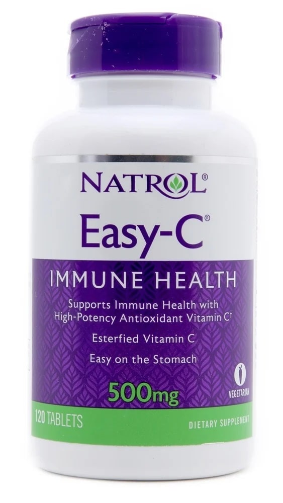 Natrol - Easy-C, 500 mg, 120 tabletter | Vitaminer och MineralerHälsa och välbefinnandeHälsokostVitamin C | Apoteka