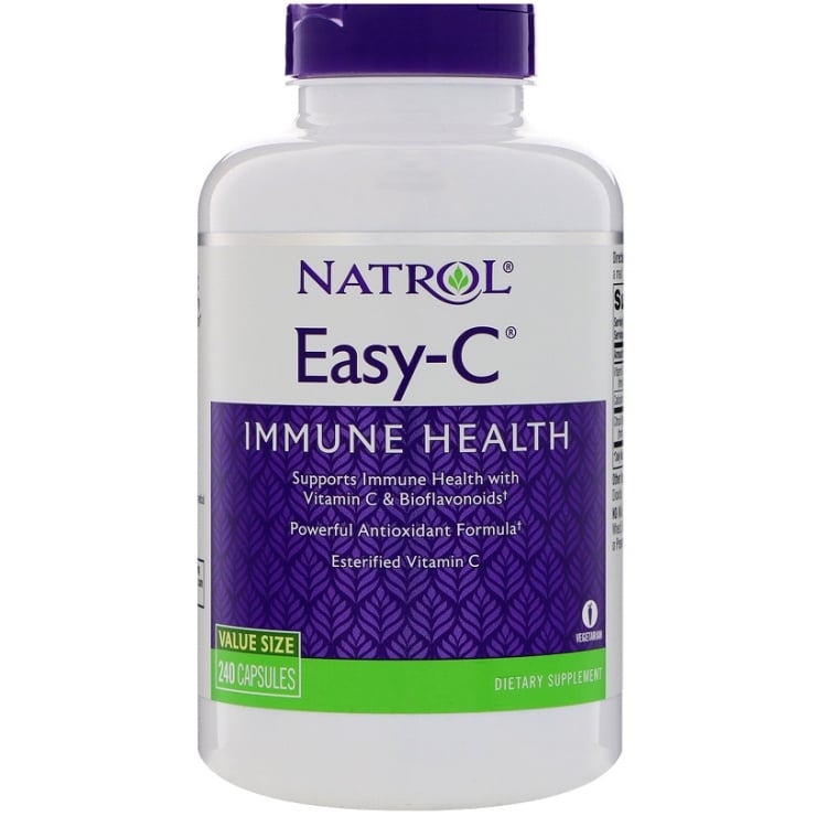 Natrol - Easy-C, 500 mg - 240 kapslar | Vitaminer och MineralerHälsa och välbefinnandeHälsokostVitamin C | Apoteka