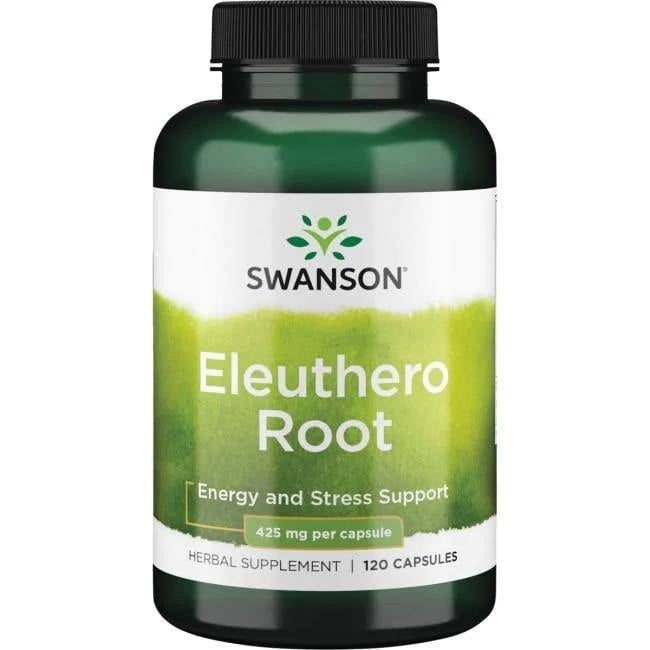 Swanson - Eleuthero Rot, 425 mg - 120 kapslar | Vitaminer och MineralerHälsa och välbefinnandeÖrttillskottHälsokostÖrter och växtbaserade preparat | Apoteka