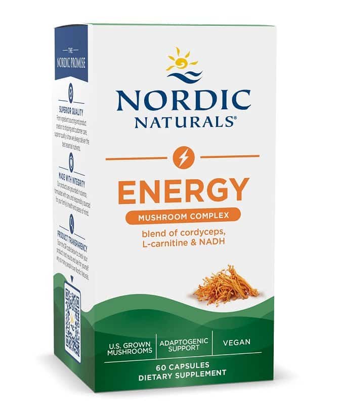 Nordic Naturals - Energisvampkomplex, 60 vcaps | Veganska produkterHälsa och välbefinnandeHälsokostSvamptillskott | Apoteka
