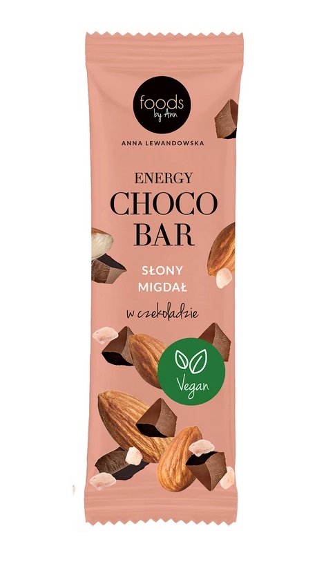 Levann - Energi Chokladkaka, Saltad Mandel med Chokladöverdrag - 15 x 35g | Veganska produkterHälsokostSkuldfria godsaker | Apoteka