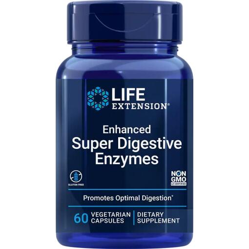 Enhanced Super Digestive Enzymes - 60 vcaps