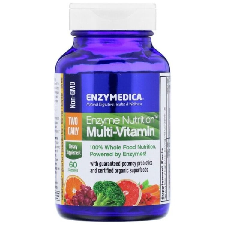 Enzymedica - Enzym Nutrition Multivitamin, 60 kapslar (två dagligen) | Vitaminer och MineralerHälsa och välbefinnandeMultivitaminerHälsokostSpirulinaEnzymer | Apoteka