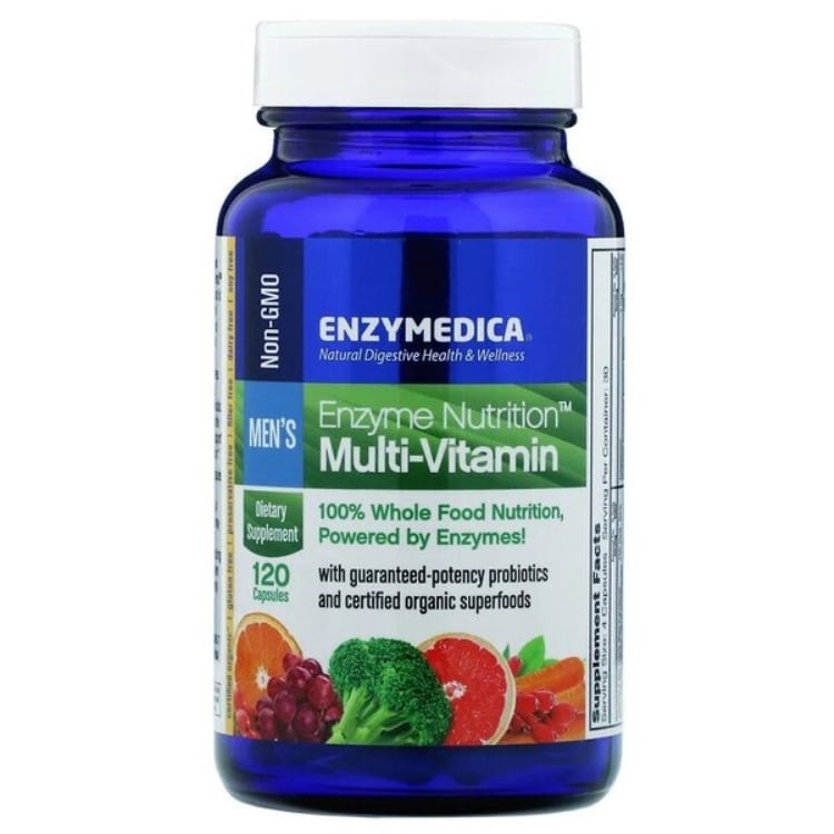 Enzymedica - Enzyme Nutrition Multi-Vitamin, män - 120 kapslar | Vitaminer och MineralerHälsa och välbefinnandeMultivitaminerHälsokostVitaminer för mänEnzymer | Apoteka
