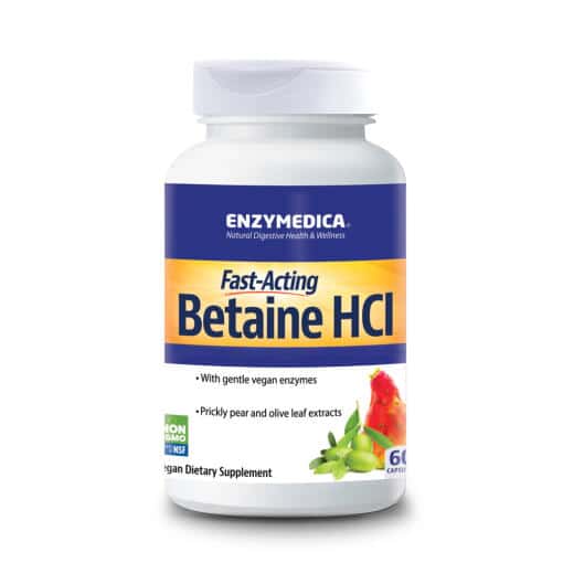 Enzymedica Betaine HCI 600mg 60 capsules
