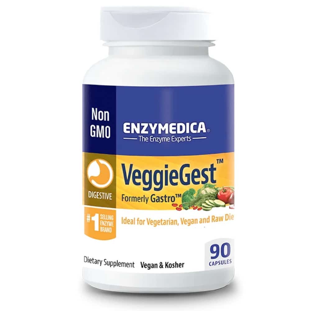 Enzymedica - VeggieGest, 90 kapslar | HälsokostMatsmältningshälsaEnzymer | Apoteka