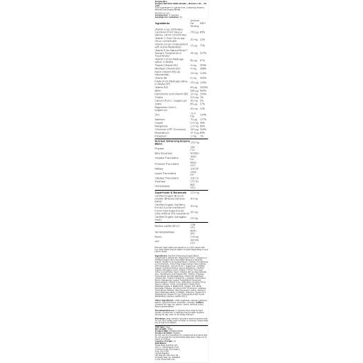 Enzymedica - Enzymnäring Multivitamin, Kvinnor 50+ - 60 kapslar - Bild 2