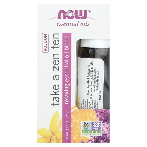 NOW Foods - Essentiell Olja Roll-On, Take a Zen Ten, 10 ml | HälsokostEterisk olja | Apoteka