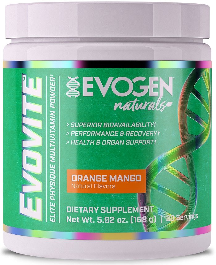 Evogen - Evovite Naturals Pulver, Orange Mango, 168g | Vitaminer och MineralerHälsa och välbefinnandeKosttillskott för kvinnorHälsokostNordisk vitalitet | Apoteka