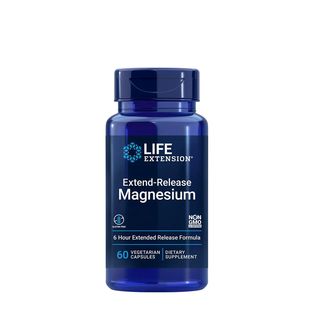 Life Extension - Extend-Release Magnesium, 60 kapslar | Vitaminer och MineralerVissa mineralerHälsa och välbefinnandeHälsokostMagnesium | Apoteka