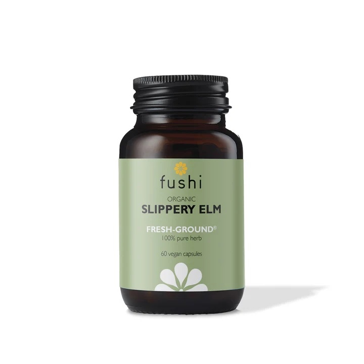 Fushi - Ekologiskt Slippery Elm, 60 kapslar | Vitaminer och MineralerHälsa och välbefinnandeÖrttillskottÖrter och växtbaserade preparat | Apoteka