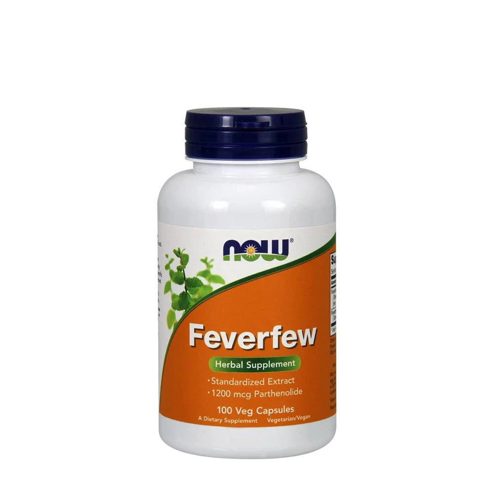 NOW - Feverfew, 100 vegetabiliska kapslar | Vitaminer och MineralerVeganska produkterHälsa och välbefinnandeÖrttillskottHälsokostÖrter och växtbaserade preparat | Apoteka