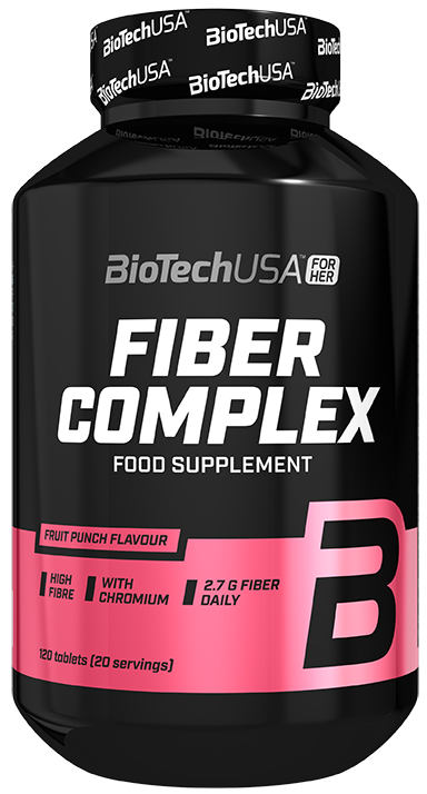 BioTechUSA - Fiber Complex, Fruktpunsch, 120 tabletter | Hälsa och välbefinnandeHälsokostMatsmältningshälsa | Apoteka