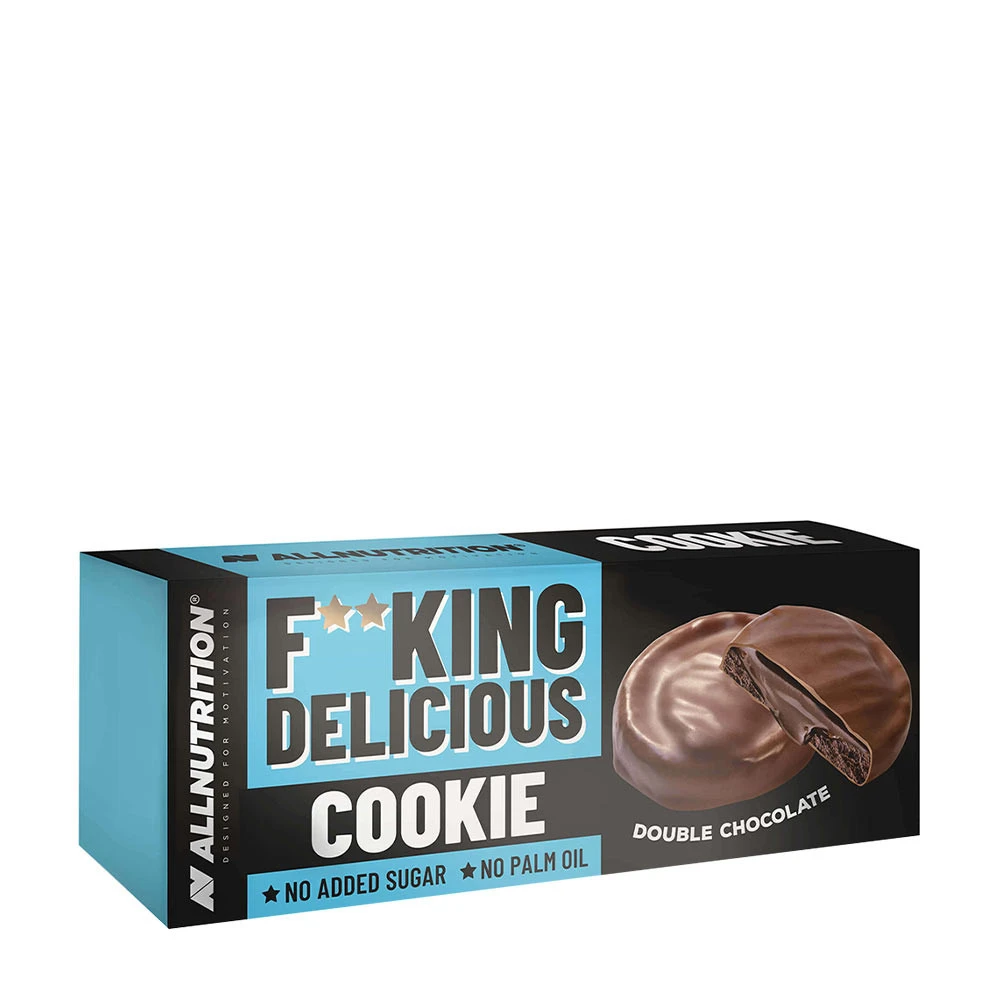 Allnutrition - Fitking Delicious Cookie, Dubbel Choklad, 128g | HälsokostSkuldfria godsakerProteinbars | Apoteka