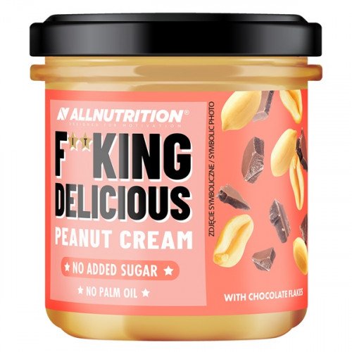 Allnutrition - Fitking Läckert Jordnötssmör, Naturlig - 350g | Veganska produkterHälsokostNötsmör | Apoteka