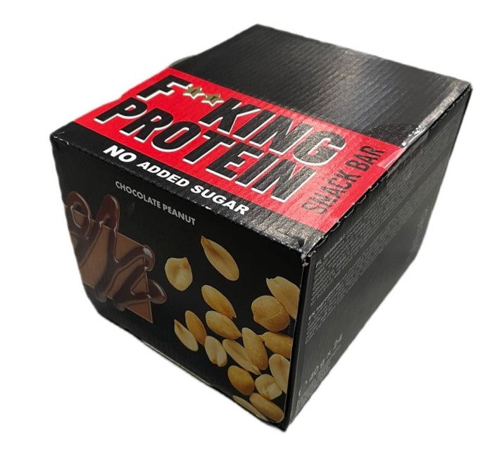 Allnutrition - Fitking Protein Snack Bar, Choklad Jordnöt, 24 x 40g | HälsokostProteinerProteinbarsFitness och träning | Apoteka