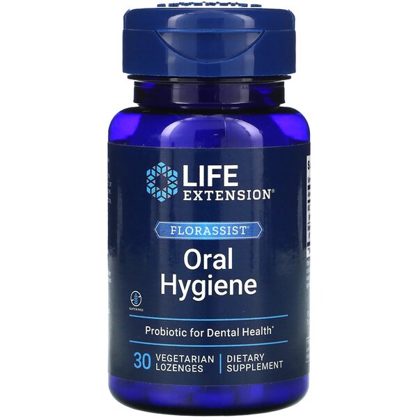 Life Extension - Florassist Oral Hygiene, 30 vegetariska sugtabletter | Hälsa och välbefinnandeHälsokostProbiotika | Apoteka