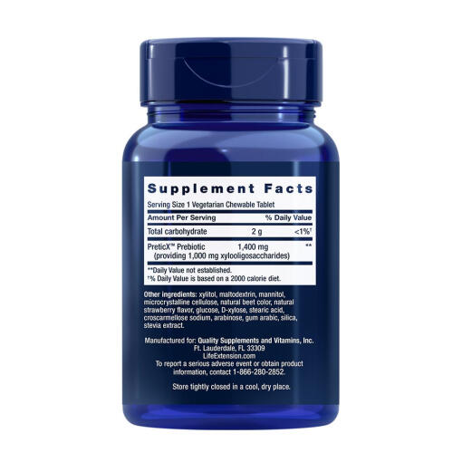 Natural Strawberry - 60 vegetarian chewable tabs