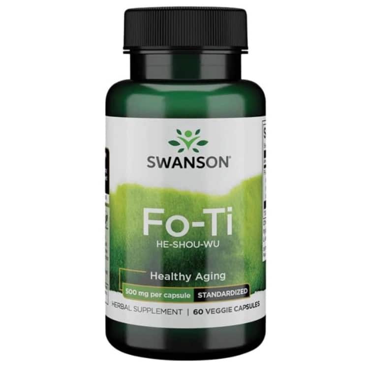 Swanson - Fo-Ti Extrakt, 500 mg - 60 vegetabiliska kapslar | Hälsa och välbefinnandeÖrttillskottHälsokostÖrter och växtbaserade preparat | Apoteka