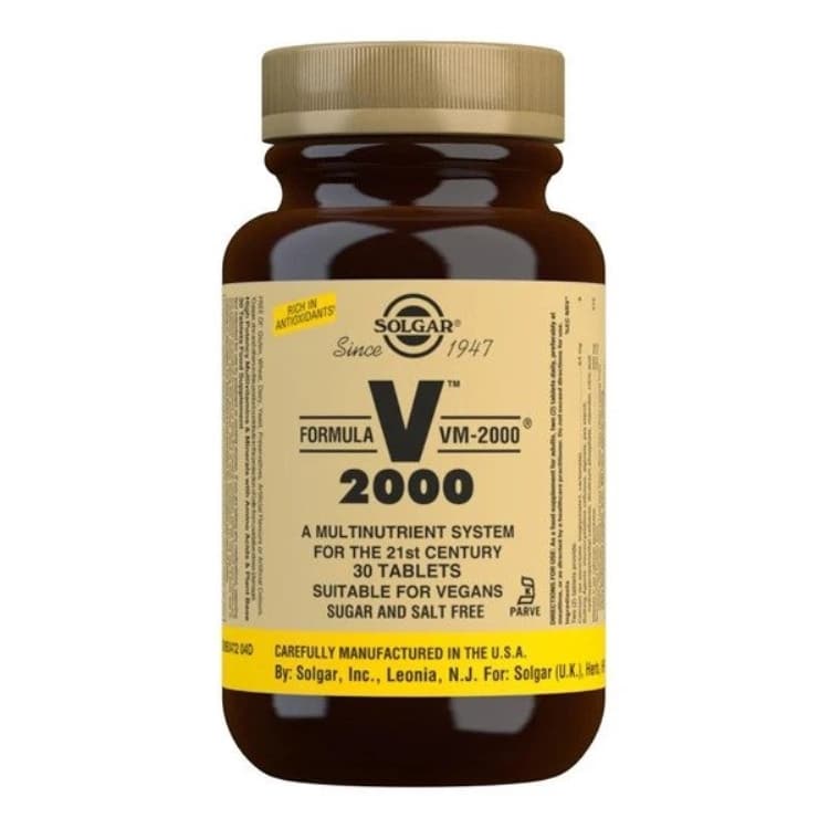 Solgar - Formula VM-2000, 60 tabletter | Vitaminer och MineralerMultivitaminerHälsokostVitaminer för män | Apoteka