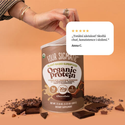 Four Sigmatic - Protein + Superfoods Choklad, Pulver 600 g - Bild 3