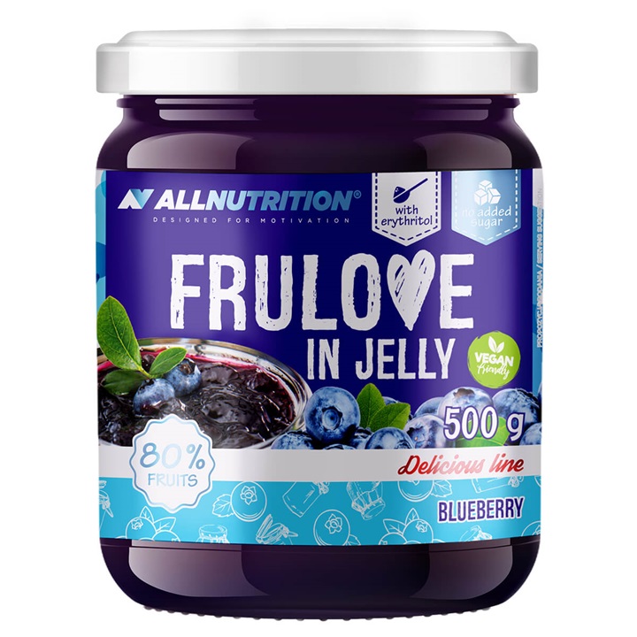 Allnutrition - Frulove i Gelé, Blåbär - 500g | Veganska produkterHälsokost | Apoteka