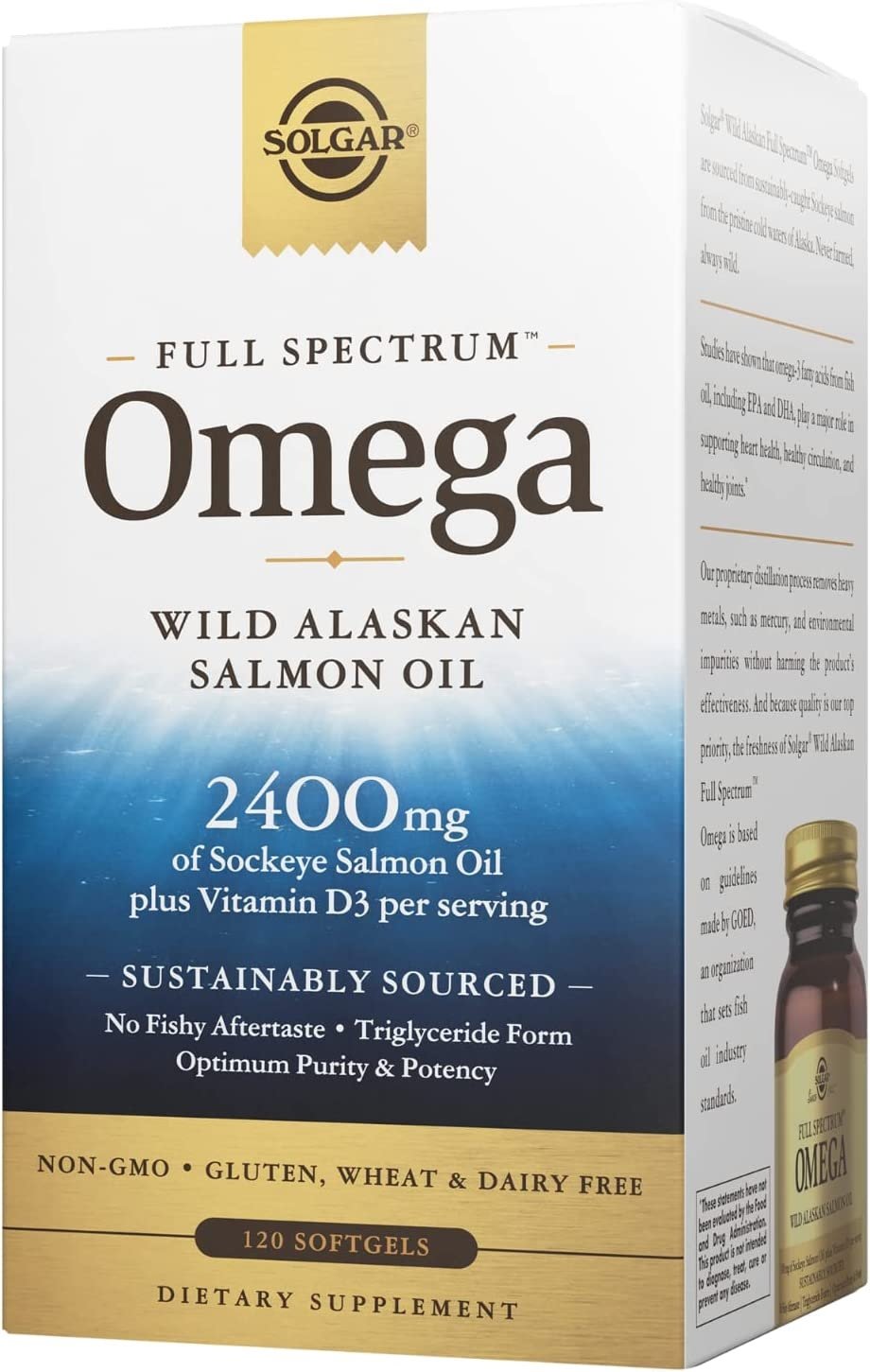 Solgar - Fullspektrum Omega, 120 mjuka kapslar | Vitaminer och MineralerOmegas - EFA - CLA - oljorOmega och fiskoljaHälsokostOmega & Näringsoljor | Apoteka