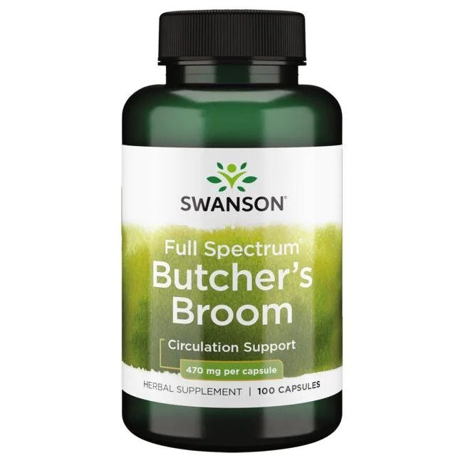 Swanson - Fullspektrum Slaktarrams, 470 mg - 100 kapslar | Vitaminer och MineralerHälsa och välbefinnandeÖrttillskottHälsokostÖrter och växtbaserade preparat | Apoteka
