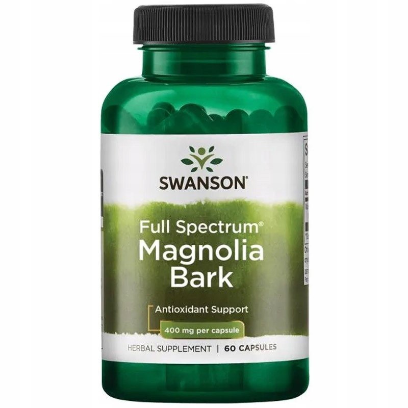 Swanson - Fullspektrum Magnoliabark, 400 mg - 60 kapslar