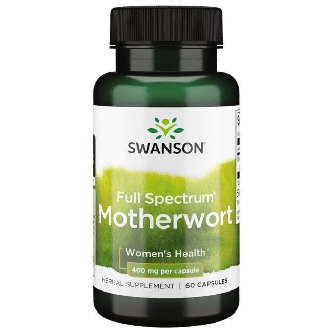 Swanson - Fullspektrum Moderört, 400 mg - 60 kapslar | Vitaminer och MineralerHälsa och välbefinnandeKosttillskott för kvinnorHälsokostÖrter och växtbaserade preparat | Apoteka