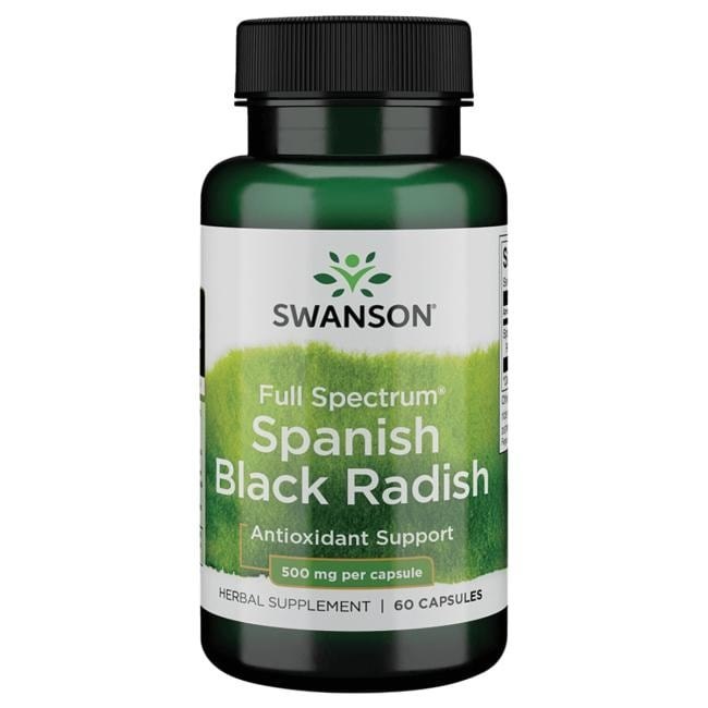 Swanson - Fullspektrum Spansk Svart Rädisa, 500 mg - 60 kapslar | Vitaminer och MineralerHälsa och välbefinnandeÖrttillskottHälsokostÖrter och växtbaserade preparat | Apoteka