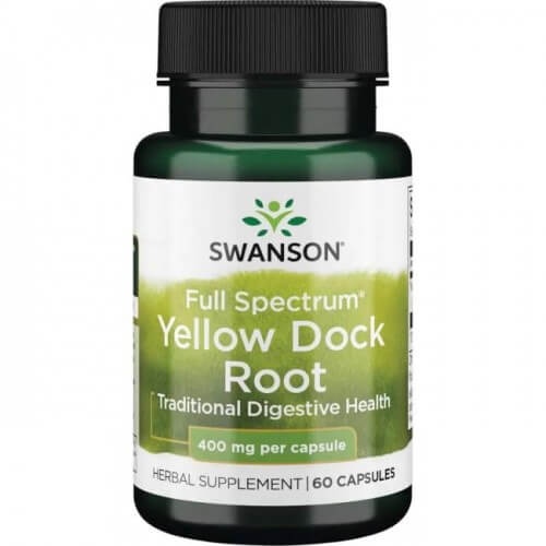 Swanson - Fullspektrum Gul Dockrot, 400 mg - 60 kapslar | Vitaminer och MineralerHälsa och välbefinnandeÖrttillskottHälsokostMatsmältningshälsaÖrter och växtbaserade preparat | Apoteka