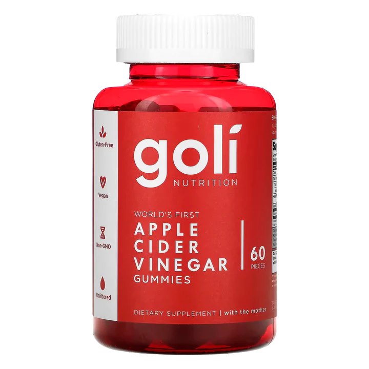 Goli Nutrition - Äppelcidervinäger Gummies, 60 stycken | Vitaminer och MineralerHälsa och välbefinnandeÖrttillskottFolsyraÖrter och växtbaserade preparat | Apoteka