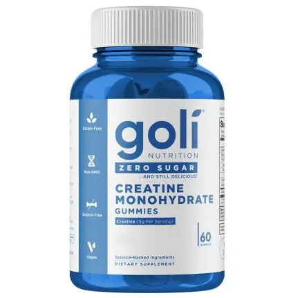 Goli Nutrition - Kreatinmonohydrat Utan Socker, 60 gummibjörnar | Vitaminer och MineralerNötsmörMultimineralerKreatintillskottKreatinmonohydrat | Apoteka