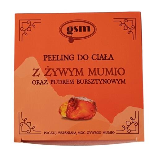 GSM Body scrub with live Mumio and amber dust (200 ml / 6.8 fl.oz)