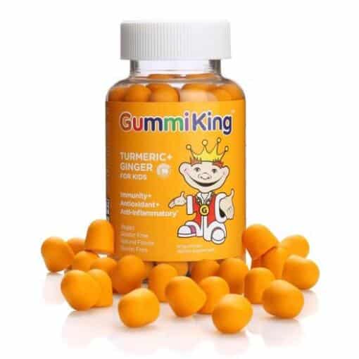 GUMMIKING Turmeric + Ginger for Kids (60 gummies)