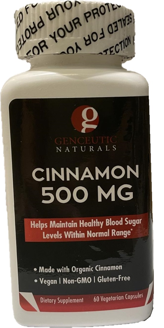 Natures Answer - Genceutic Naturals Kanel, 500 mg - 60 vegetabiliska kapslar | Veganska produkterHälsa och välbefinnandeHälsokostÖrter och växtbaserade preparat | Apoteka