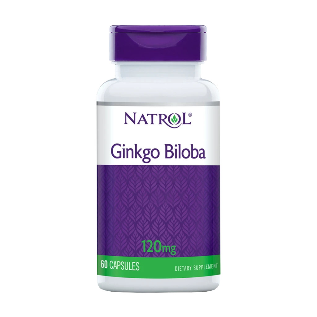 Natrol - Ginkgo Biloba, 120 mg - 60 kapslar | Hälsa och välbefinnandeMental fokus och minneHälsokostÖrter och växtbaserade preparat | Apoteka