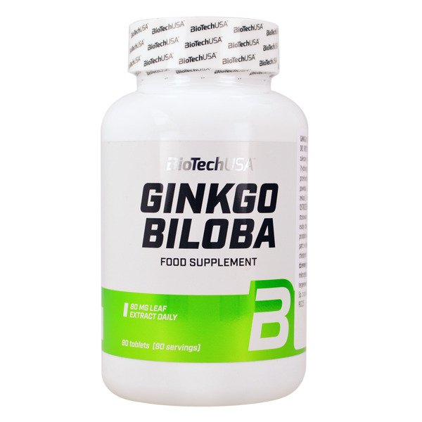 BioTechUSA - Ginkgo Biloba, 90 tabletter | Vitaminer och MineralerHälsa och välbefinnandeMental fokus och minneHälsokostRhodiola | Apoteka